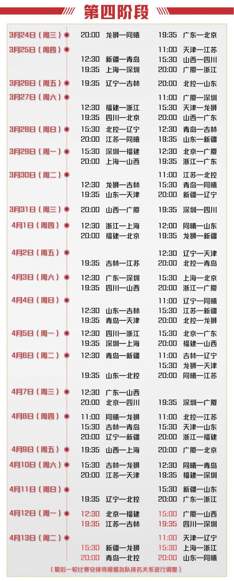 cba直播2020-2021表_(cba直播赛程表20202021) 第1张 cba直播2020-2021表_(cba直播赛程表20202021) 第1张