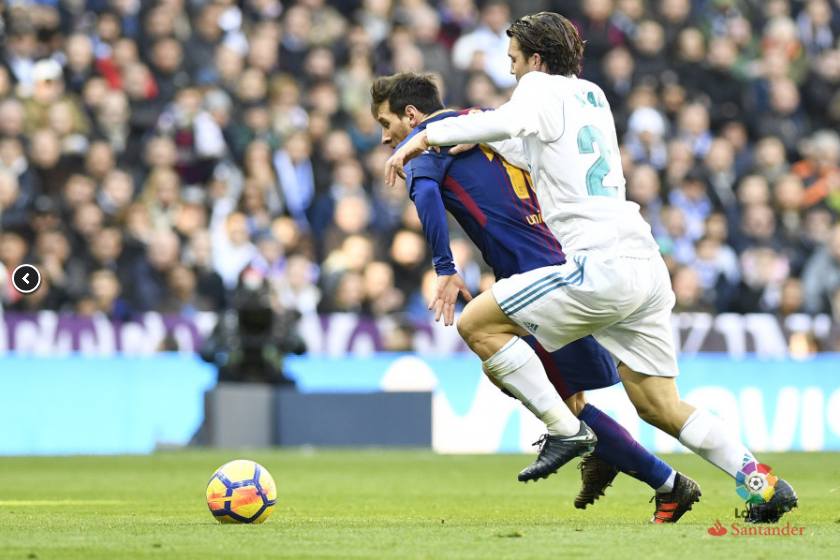 包含西班牙国家德比赛后爆发冲突双方球员互相对峙的词条  第1张